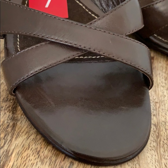 New Ralph Lauren kitten heel slides Sandals size 7 - Picture 5 of 8